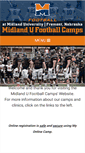 Mobile Screenshot of midlandufootballcamps.com